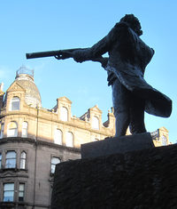 Statue of Admiral Duncan against the sky