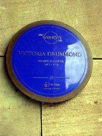 Plaque to Victoria Drummond